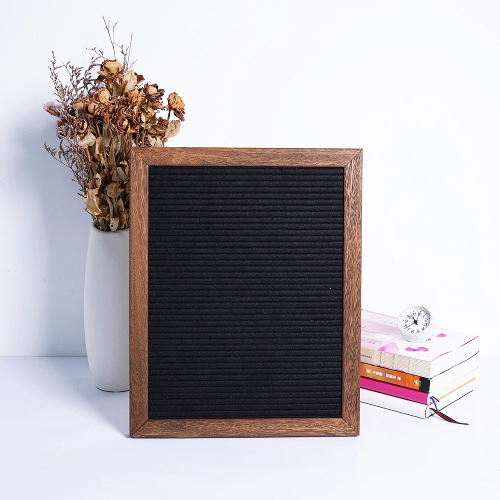 Rustic Wooden Message Board Letter Board Advertising Board With Plastic
