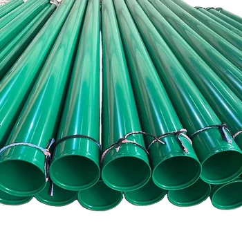 Socket type connection plastic coated steel pipe Gas pipe   Boiler piping Water pipe