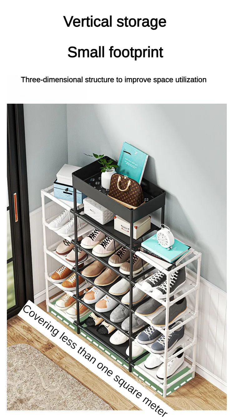 Free Combination Shoe Rack - Foldable & Functional Storage