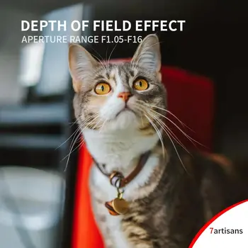 7artisans 50mm F1.05 Large Aperture Full Frame Manual Focus Lens Compatible with Panasoni C/Lei Ca/Sigma L-Mount Series Cameras detail image