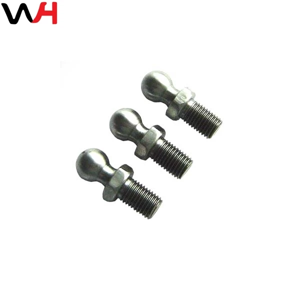 Custom Black Zinc Hex Flange Washer Round Ball Head Bolt CNC Lathe Parts Stainless Steel Ball Studs manufacture