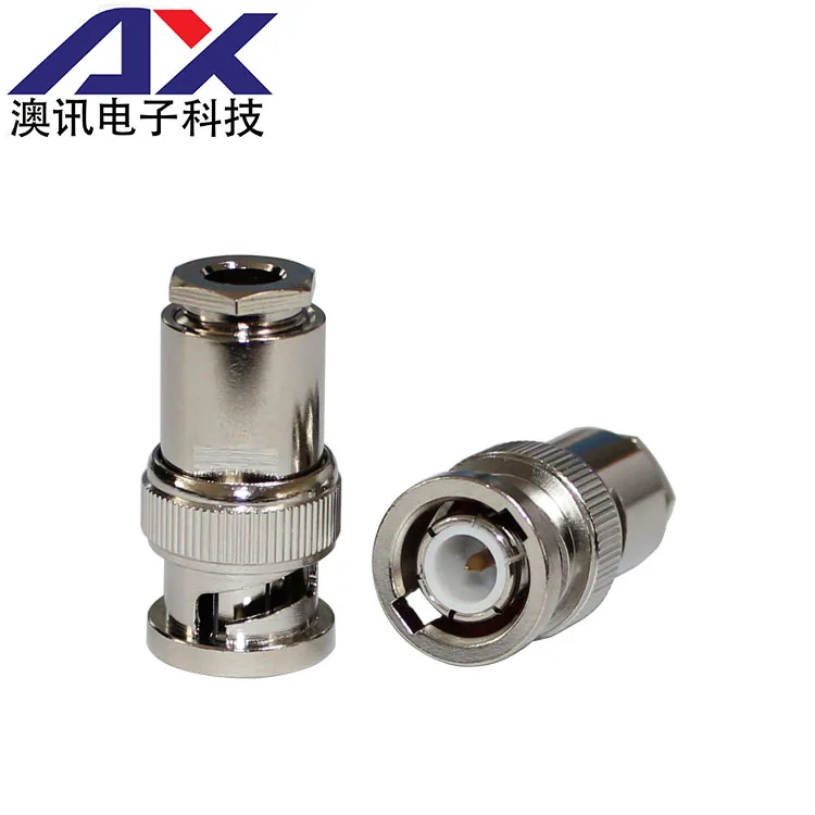 product factory supply bnc j5 coaxial connector all copper bnc male connector for 50 5 cable-2