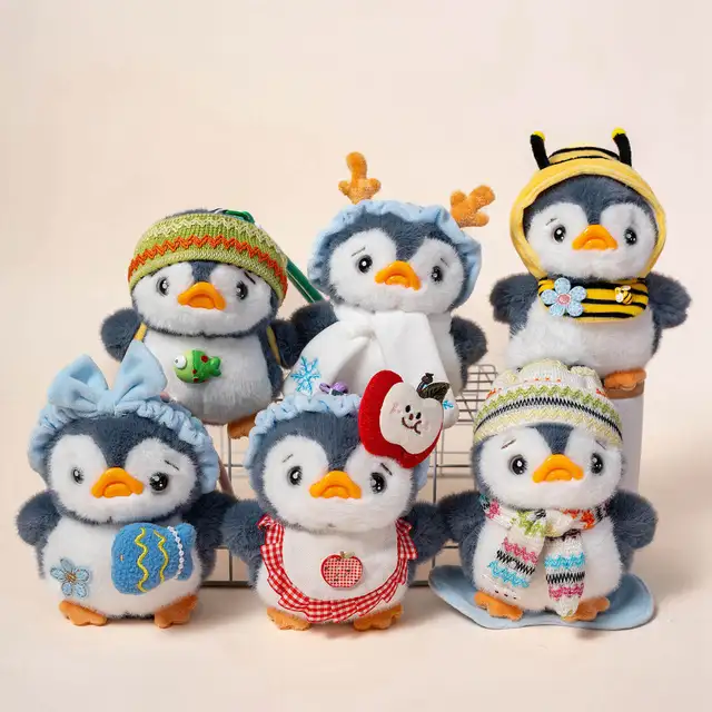 Entrance Gift Student Prizes Penguin Pendant Stuffed Animal Toys pokemon Wholesale Anime Figure Blind Box Fidget Toys Plushie