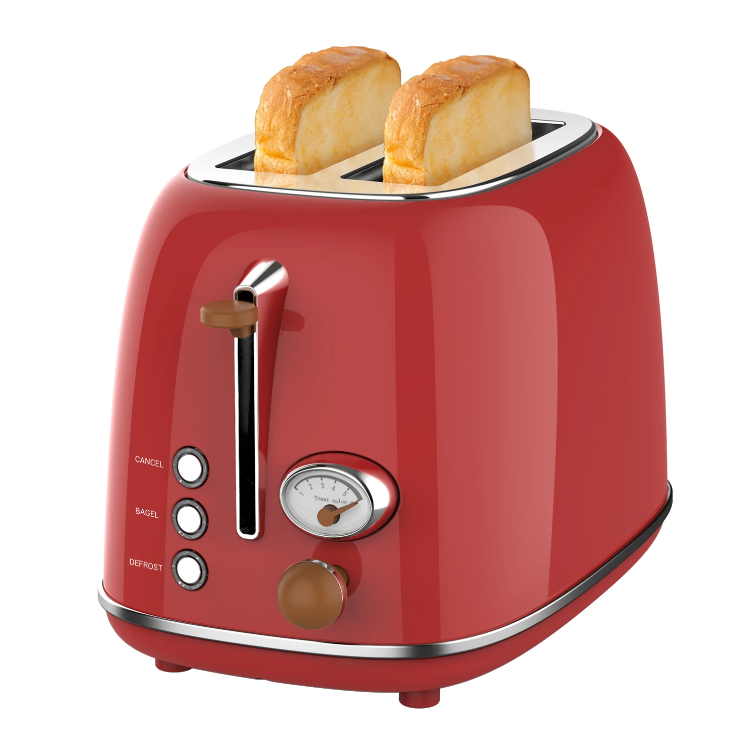 Keenstone Wt330 2 Slice Toaster Retro Stainless Steel Toaster Green for  sale online