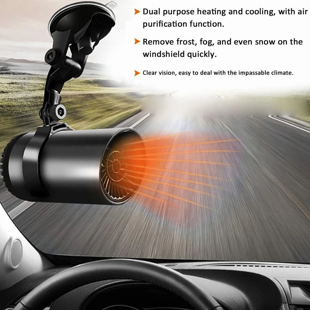 Portable Car Space Heater Efficient Windshield Defroster