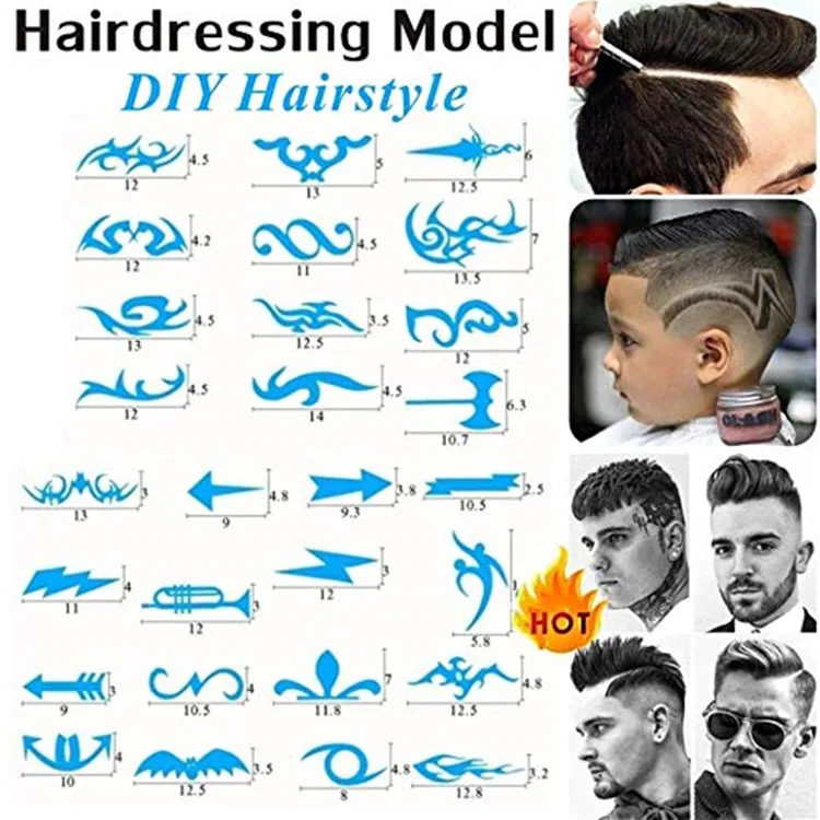 Wholesale The most popular Hair Tattoo Template Hair Trimmer