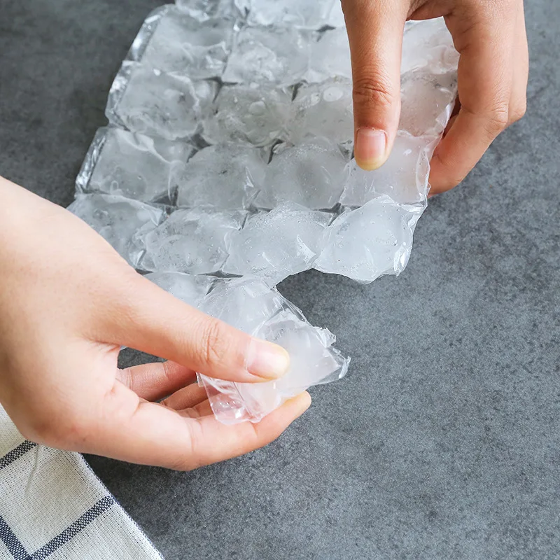 disposable ldpe self-sealing ice cube bags