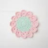 Pink sunflower coaster