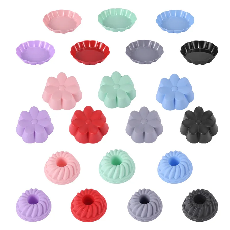 Silicone Non-Stick Non-Toxic High Temperature Resistant Baking Mold for Cake Pudding Muffin & Steamed Chinese Sponge Cake