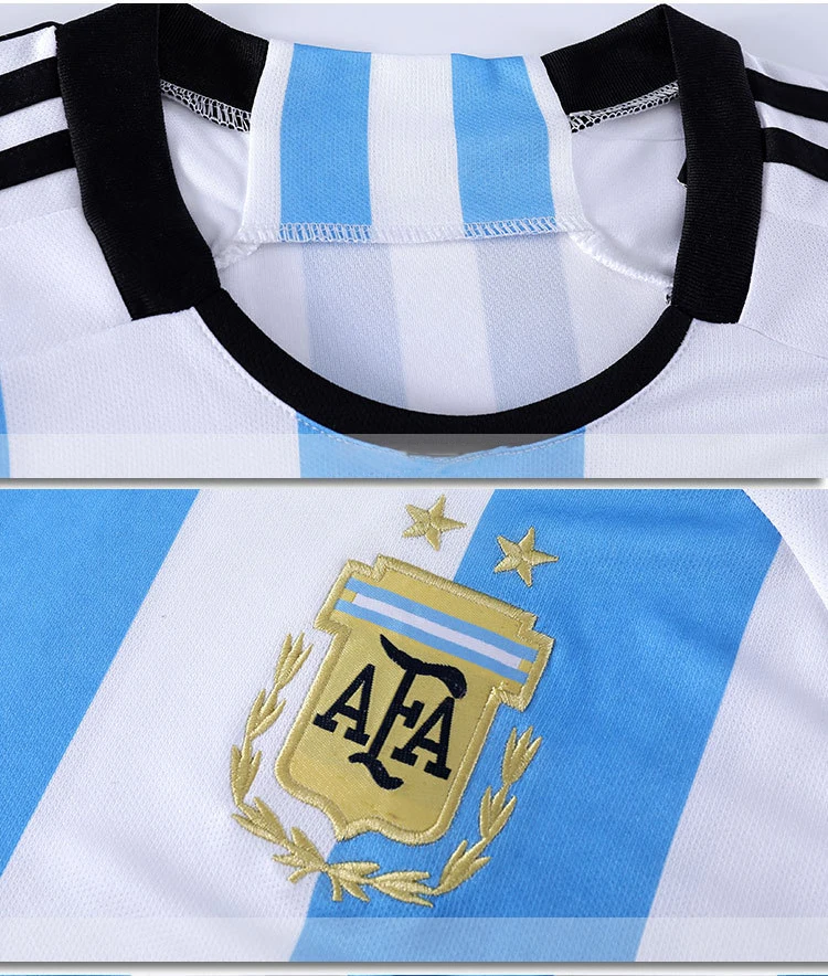 New 2022 2023 World Cup Qatar 100 Polyester Soccer Jersey Thai Quality Home Away Men Short