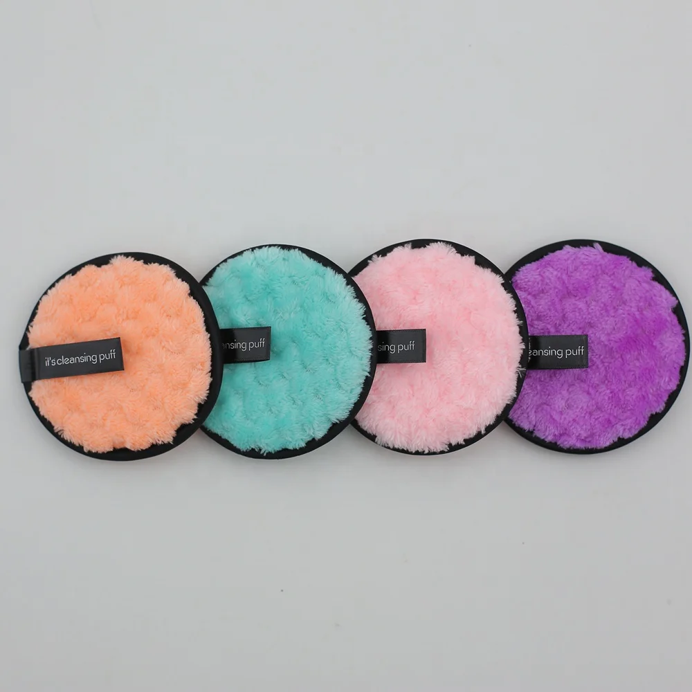 Magic Reusable Make up Remover Cloth Pads Private Label Face Clean Makeup Removing Puffs