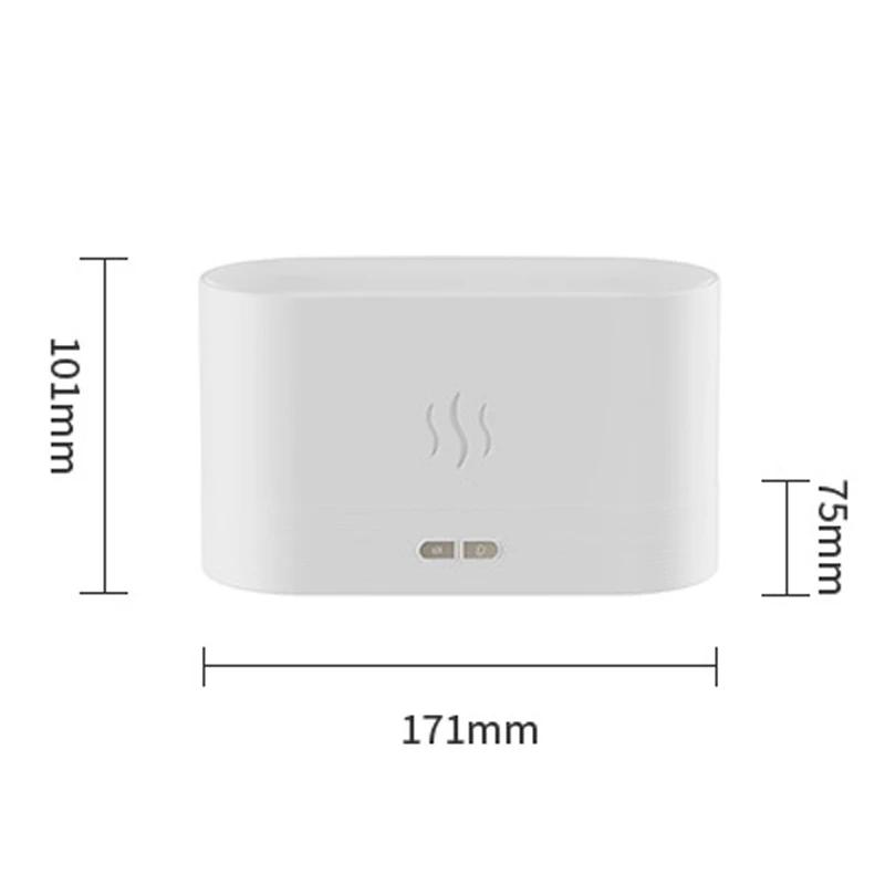 Best Price USB Rechargeable Battery Led Flame Diffuser Portable Essential Oil Air Freshener Humidifier