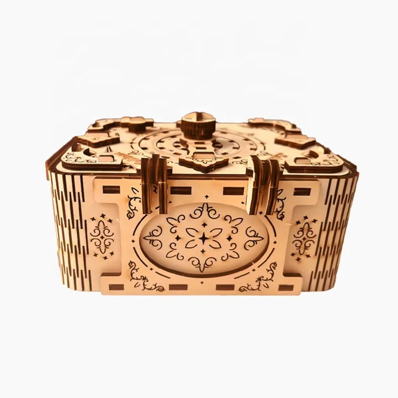 Mysterious Puzzle Box 3D Puzzle Toy Wooden Box Is Suitable for Puzzle Toy Home Decoration 170mm*140,m*84mm