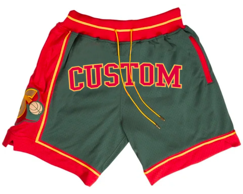 Custom Basketball Shorts Embroidery Kids Men Mesh Sublimation