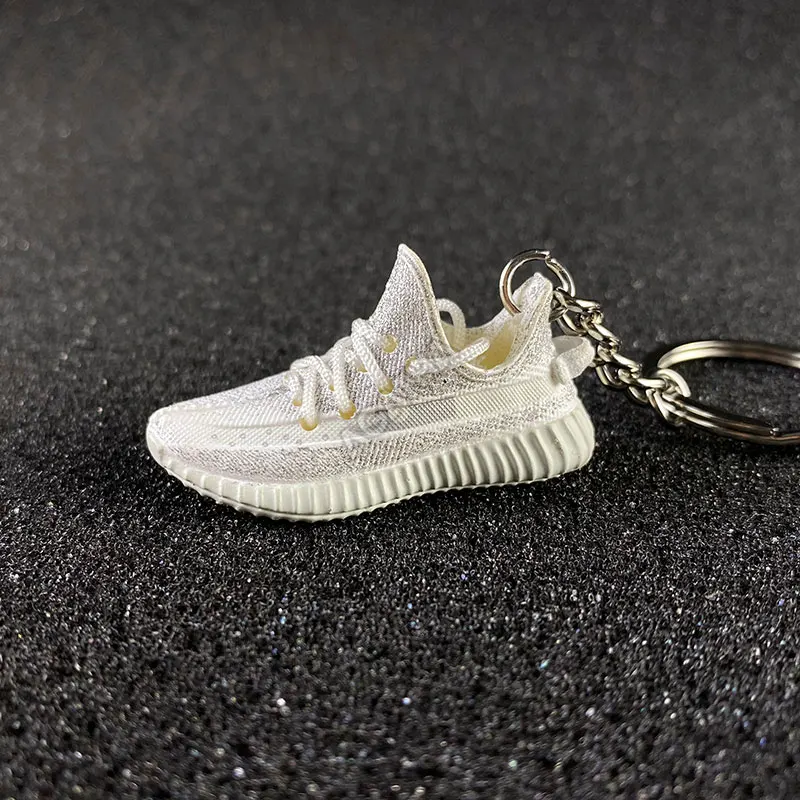 Designer Mini 3D Stéréo Sneaker Porte-clés Femme Hommes Enfants Porte-clés  Chaussures De Luxe Porte-clés Voiture Sac À Main Porte-clés Chaussures De