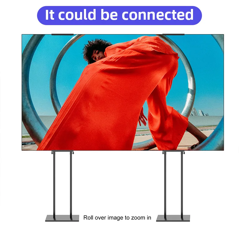 Cydisplay Cardboard Poster Board Stand A4 Poster Double Sided Floor