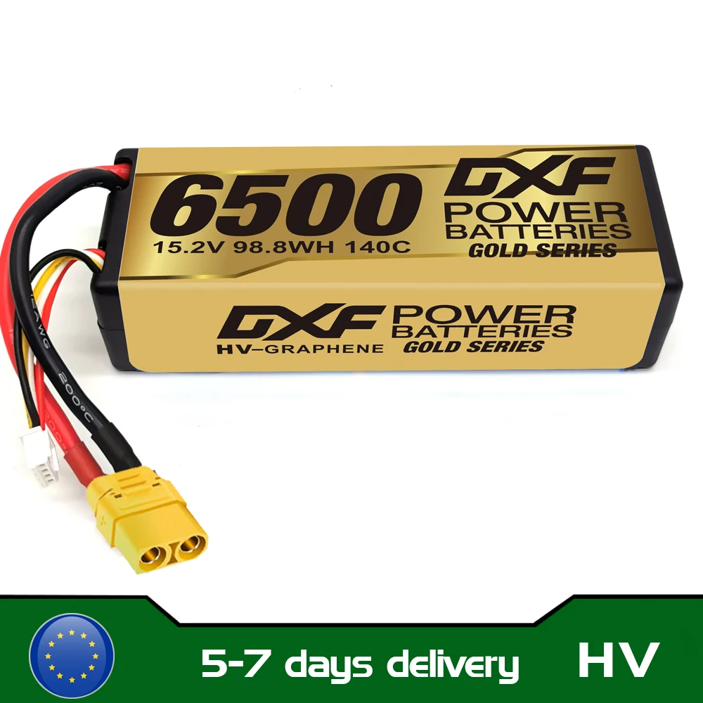 Pack de batería lipo 4s 6500mah hardcase con xt90 para coche rc_voghion.com