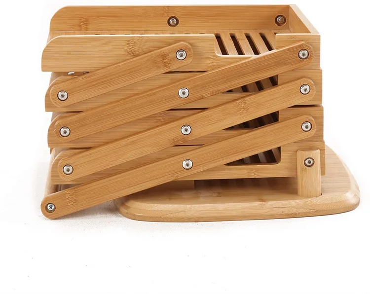 Eco-friendly Bamboo Magazine Racks - Foldable & Durable