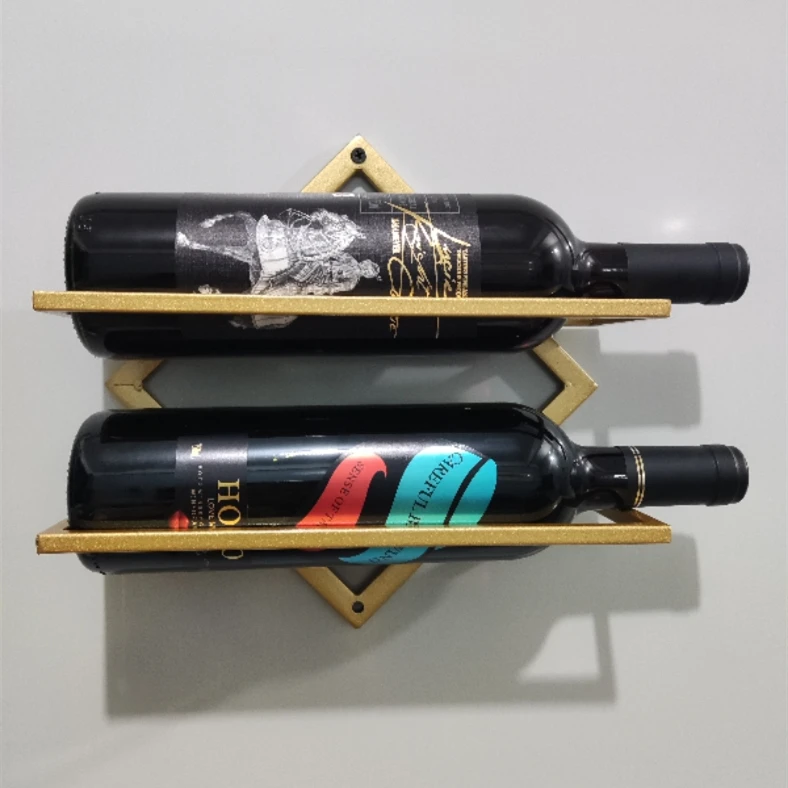 diy upside down bottle holder - Google Search  Wall mounted wine rack,  Wine rack, Wine rack storage