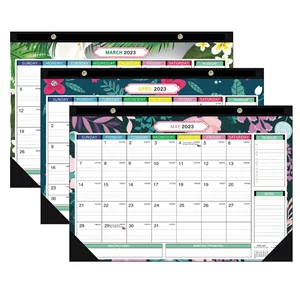 E-commerce Manufacturer Custom Color Printing Calendar Date Wall Hanging Design with Corner Protect for Office Display