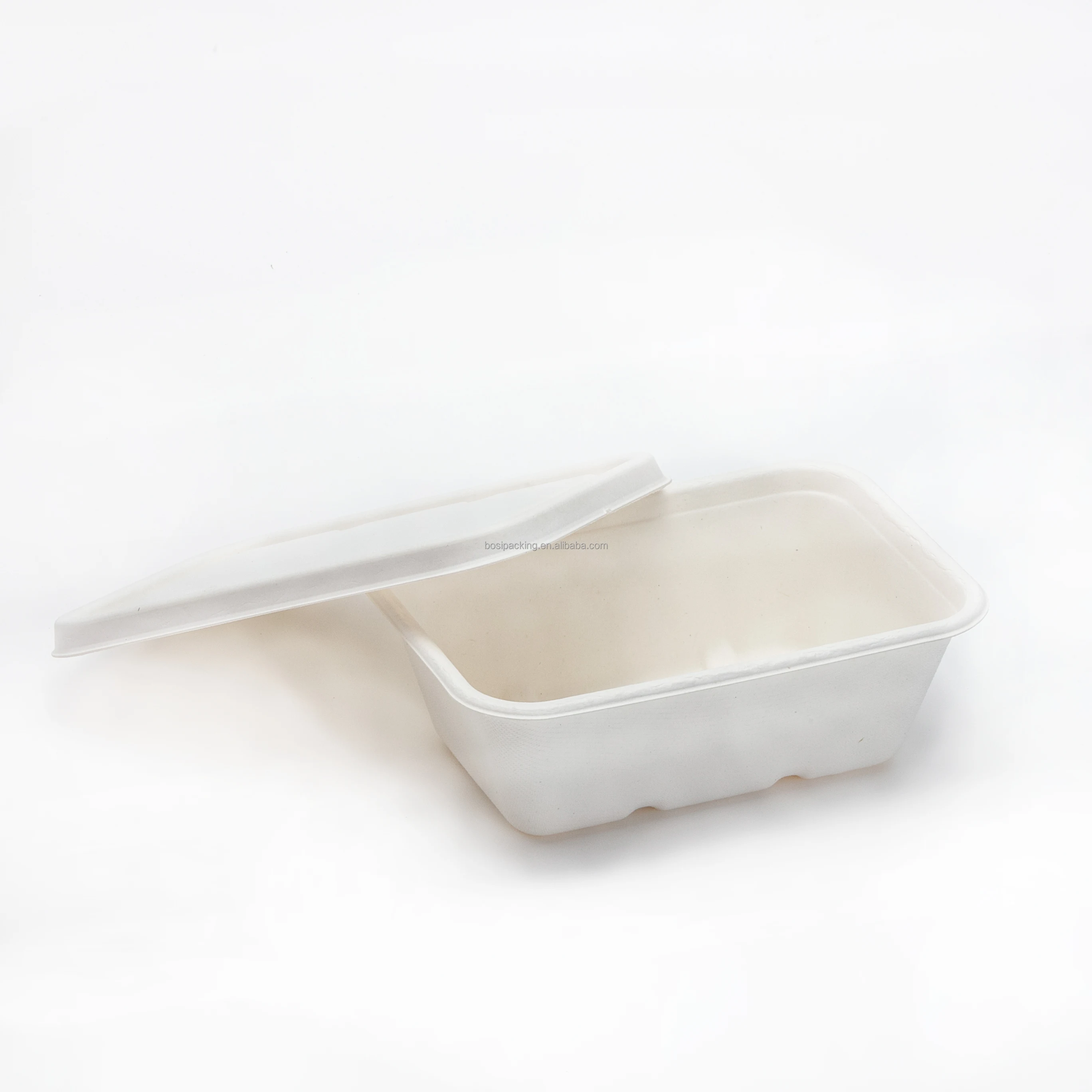 750ml Disposable Food Box Biodegradable Bagasse Takeaway Fast Food ...
