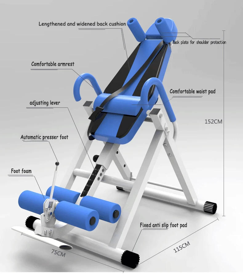 merax vibration massage & heat comfort inversion table Inversion Table For The Spine main image 0
