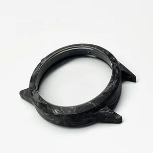 OEM Design LOGO Men Wrist Carbon Fiber Watch Case  Automatic Watch Carbon Case Made By CNC
