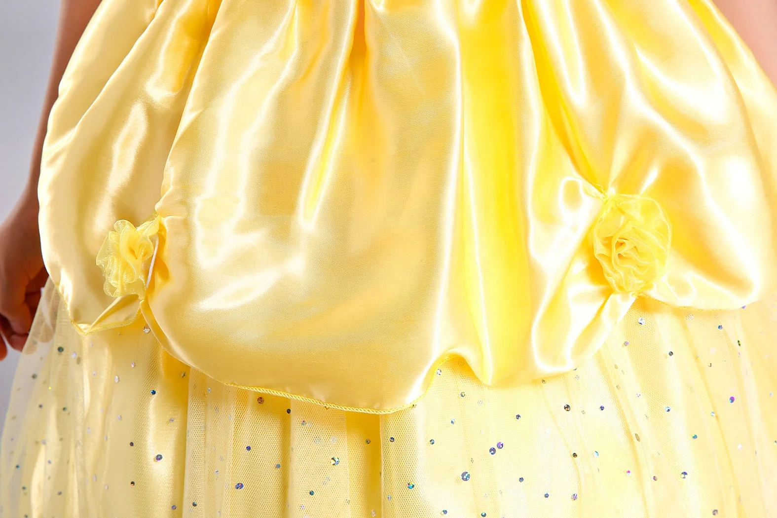 open lace back dress Belle Sparkly Dress, Princess Belle Costume Adult Plus Size  Cosplayrr