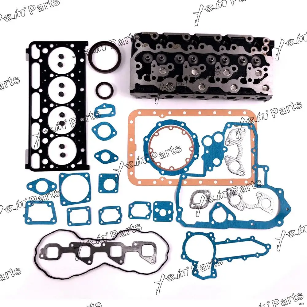 V2203 Engine Cylinder Head With Full Gasket Set for Kubota