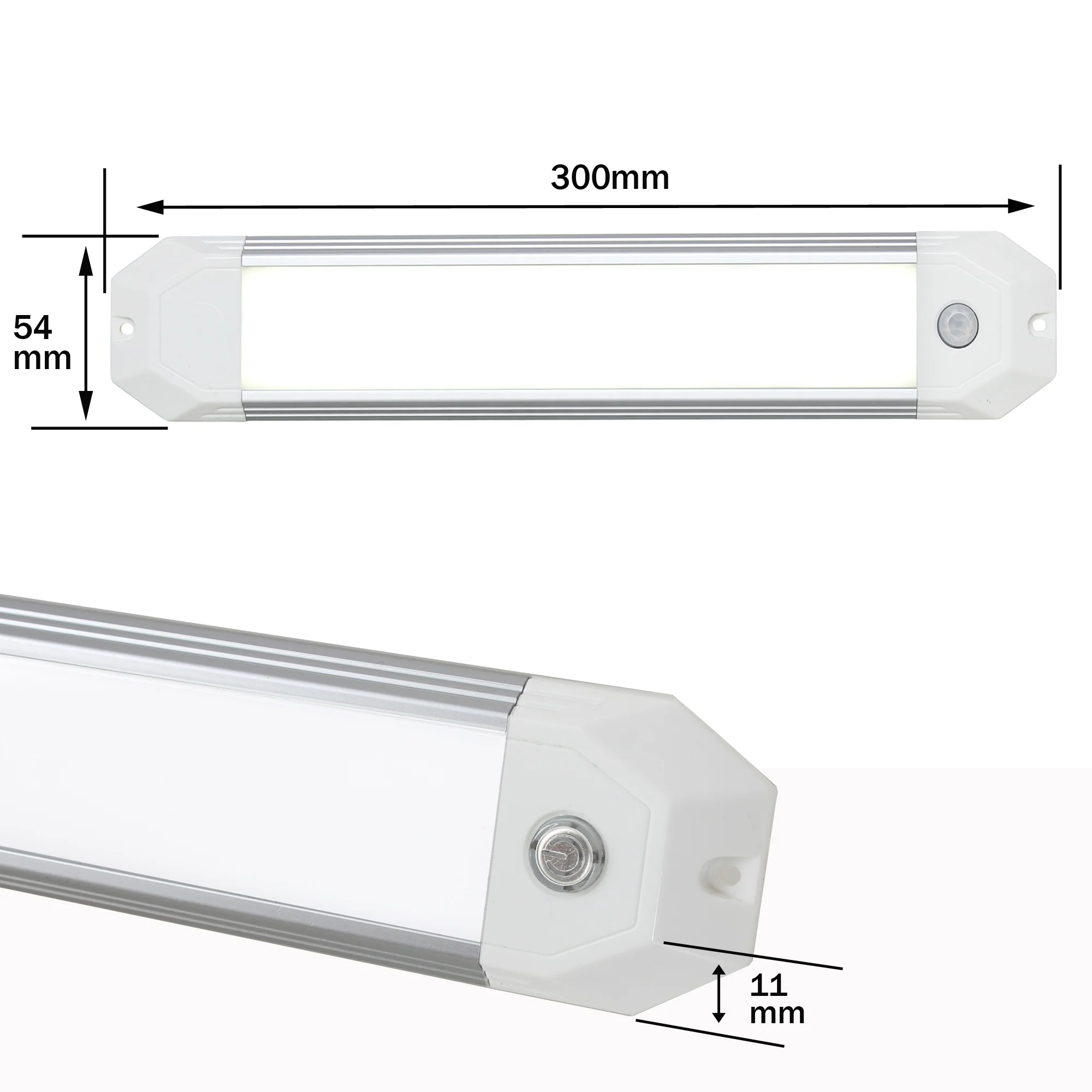 RVインテリアライトウォームカラー調光可能インテリア照明12V-30V 