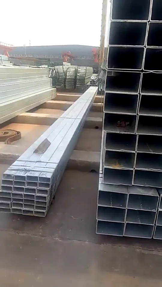 Galvanized Bo X Section Galvanized Carport Tubing Galvanized Coating