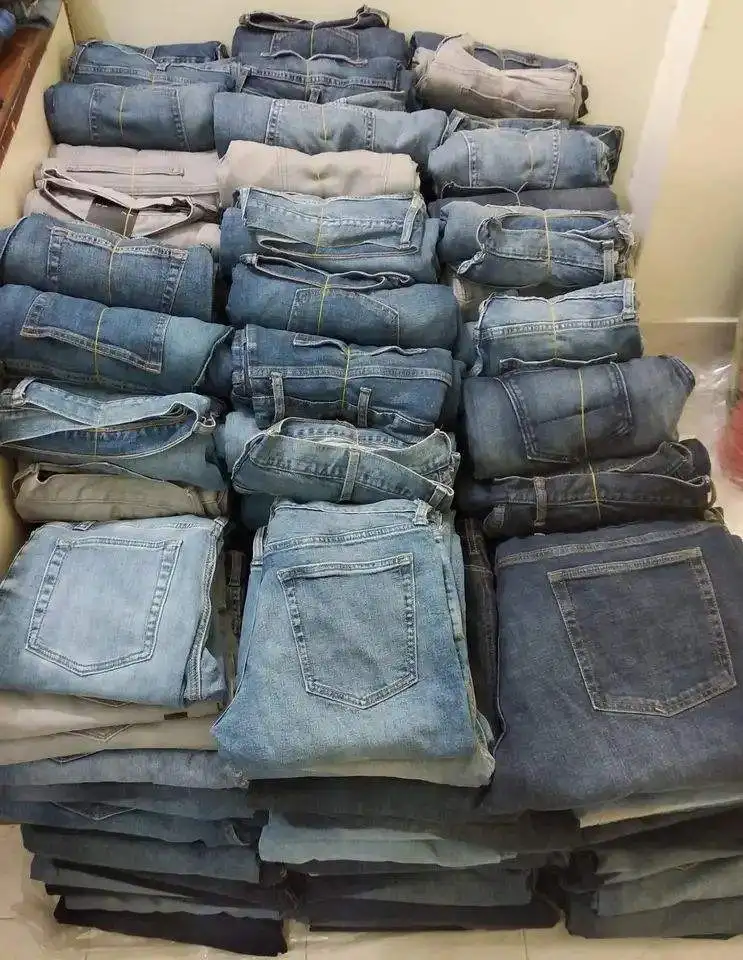 Surplus Apparels Branded Labels Men's Boy's Denim Pant Super Low Price Overstock Brands Denim