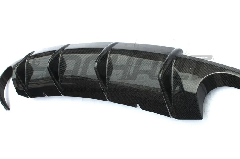 Trade Assurance Carbon Fiber Rear Diffuser Fit for 2008-2012 Sci*rocco R Cup- RA GT24 Style Rear Diffuser Lip