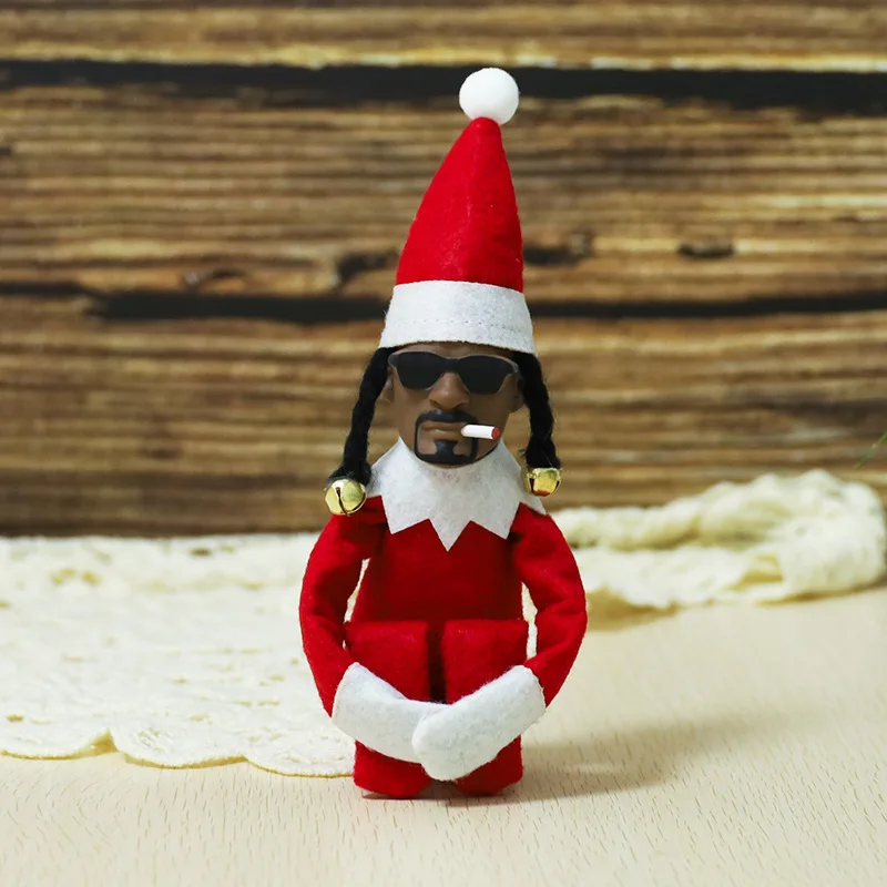 New Snoop On A Stoop Dolls Christmas Elf Toy Sunglasses Cigarette Funny ...