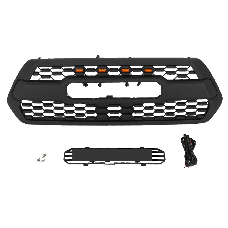 Auto Front Grille Grill Vent Hole Retrofit Fit For Toyota Tacoma 2016-2019