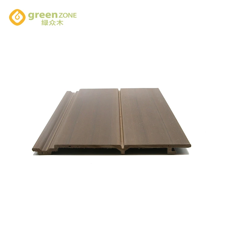 Inside 3m Building Decorative Brown Indoor Composite Slat Cladding Wpc Interior Wall Flat Panel