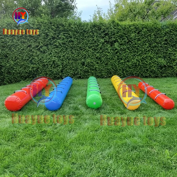 Giochi Gonfiabili per Team Building all'Aperto: Tubi da Corsa e Salto, Castello Gonfiabile per Divertimento Attivo