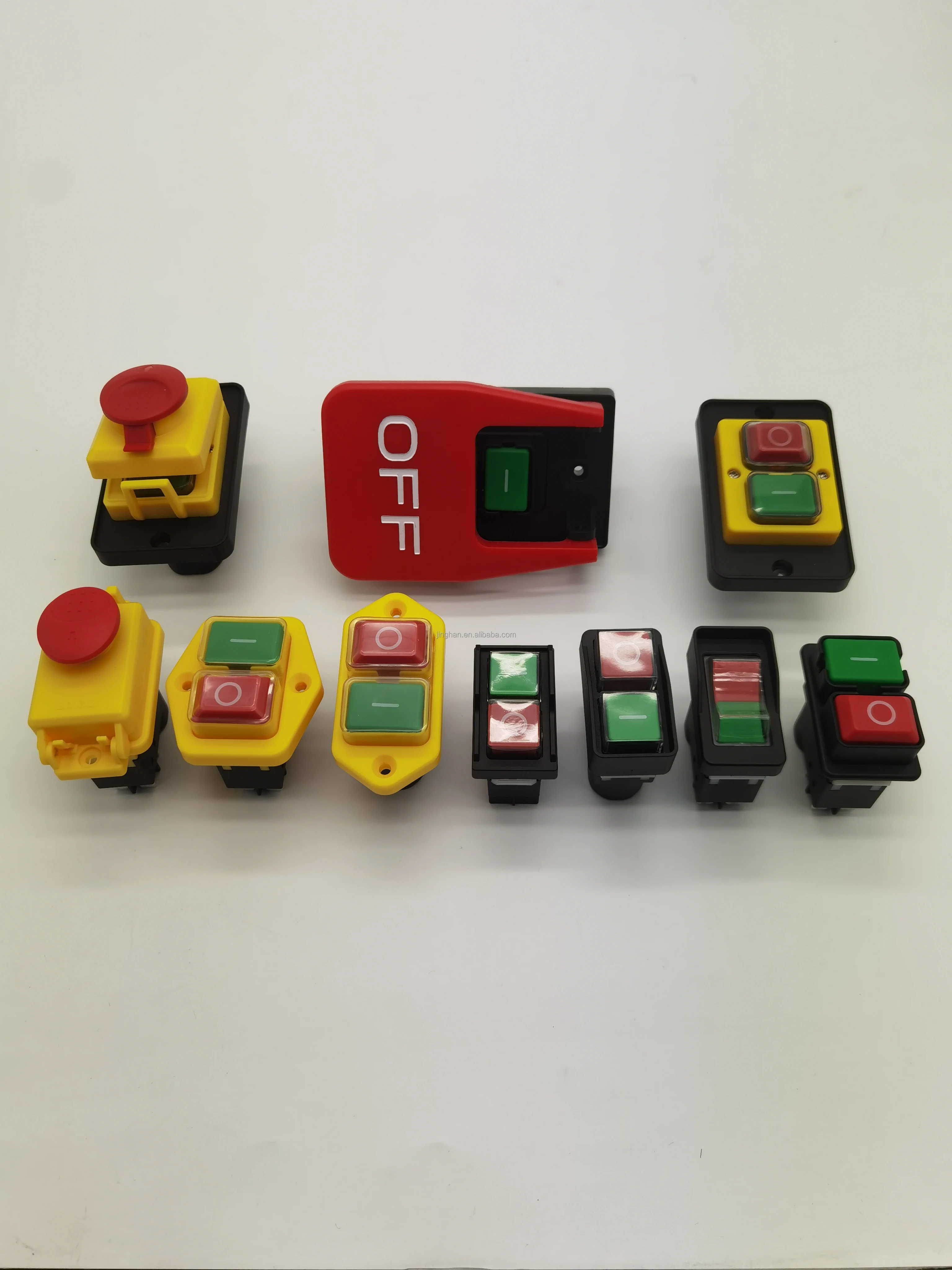 Electromagnetic Switch 5 Pin 220v On Off Push Button Restart And Under ...