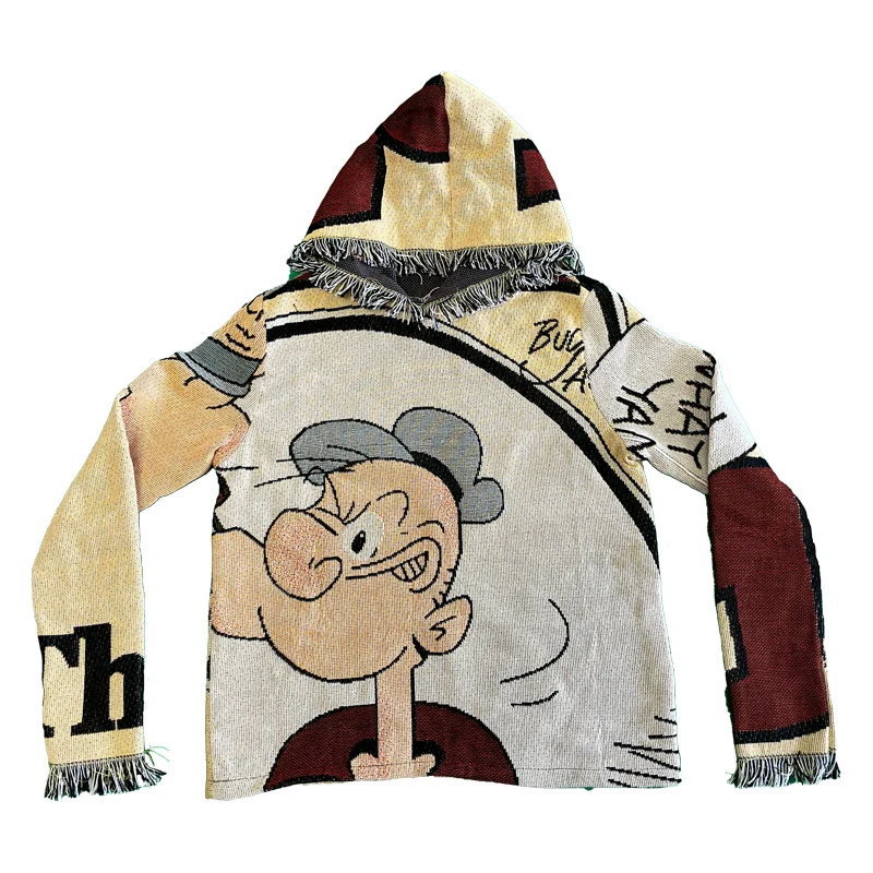 Source OEM Factory Mens tapestry woven custom jacket Tapestry