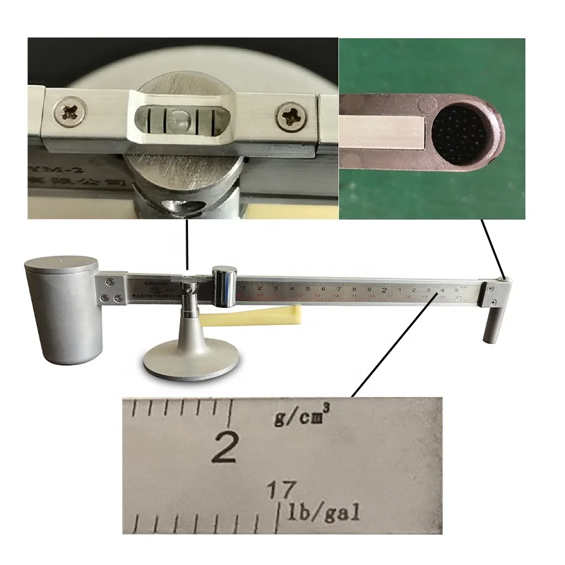 Drilling fluids Stainless Steel Mud Balance Mud Balance Scale Pressurized  mud balance