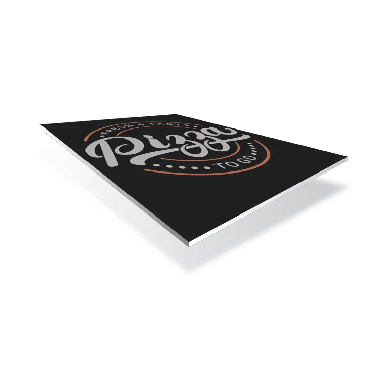 Stampa uv su pannello pvc rigido personalizzata alta qualità per display pubblicitari con lamiera di acrilico retroilluminata stampa uv