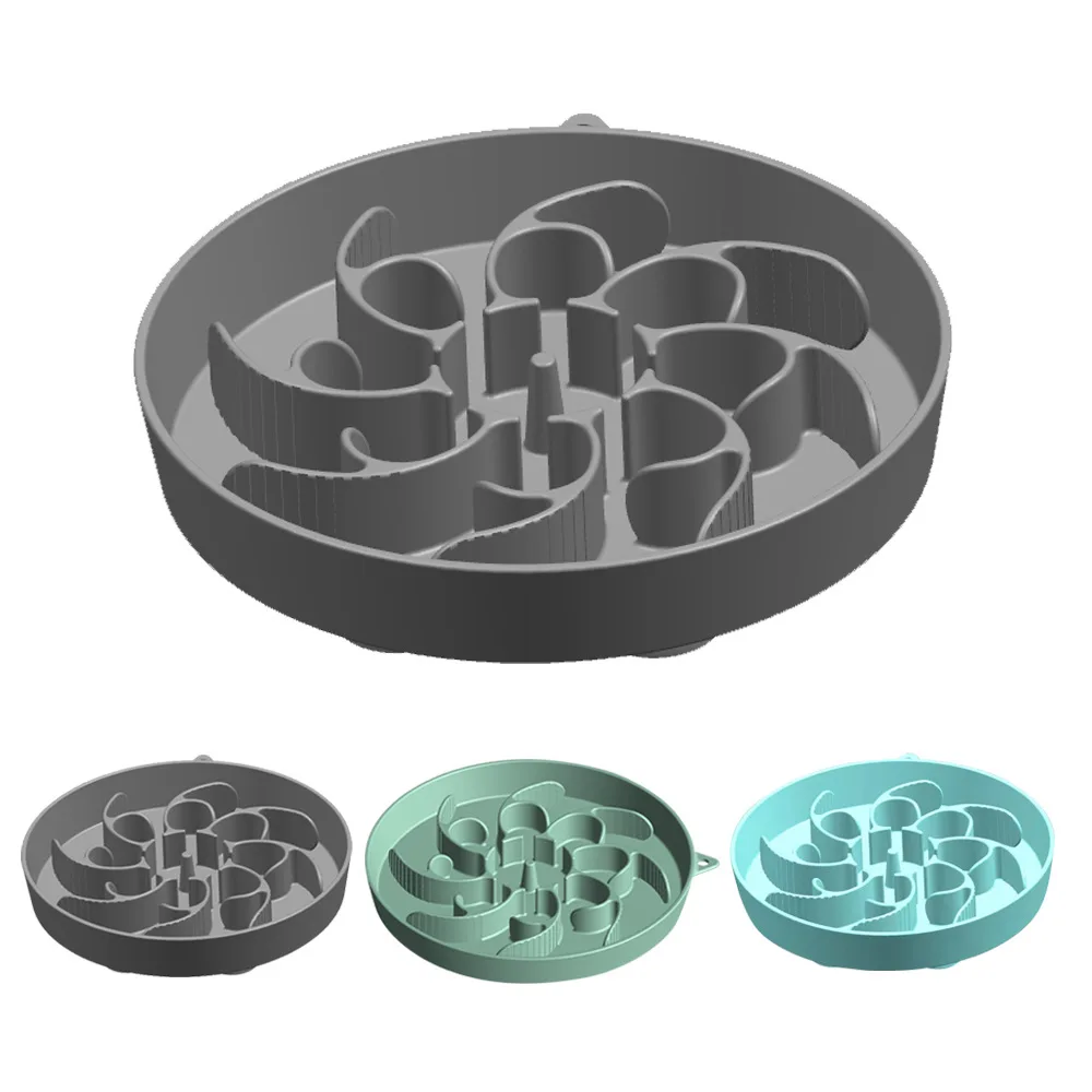 Silicone Anti-Suffocation Interactive Slow Food Dog Bowl with Suction Cup Anti-Slip Pet Bowls & Feeders factory