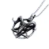 Single pendant C60cm pearl chain