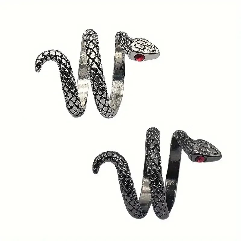 Agatige 3-Pack Brass Knitting Loop Rings - Adjustable Open Ring Yarn Guides For Faster Crochet & Knitting