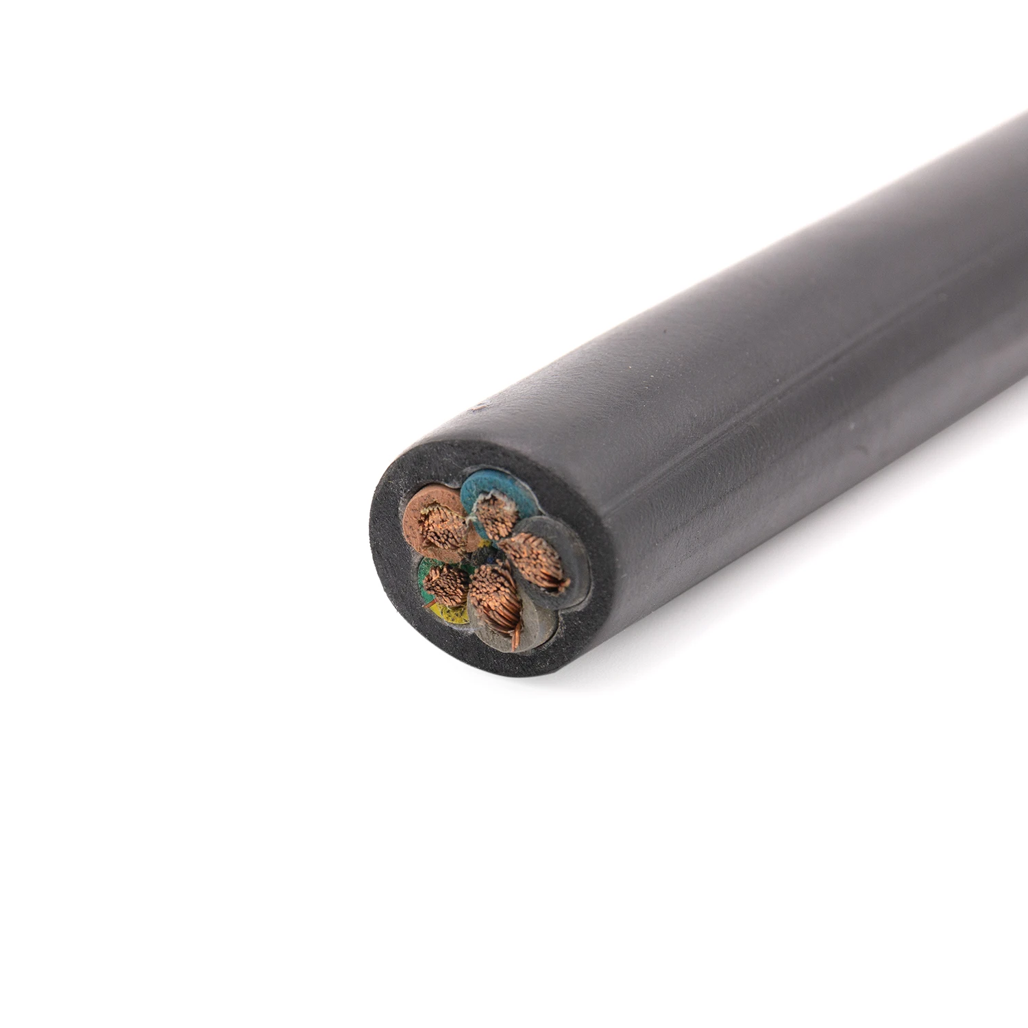 CUL certificate Canada market portable power cable type W copper conductor tinned rubber insulation and CPE jacket
