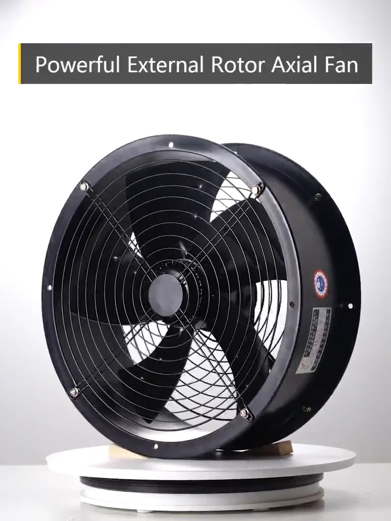 Explosionproof Blower Battery Operated Paint Booth 10000 Cfm Rounded Wall Mount Industrial