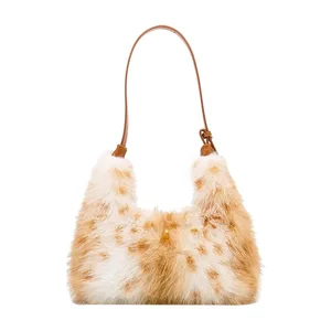 Direct Manufacturers 2026 New Fashion Single Shoulder Handbag for Women High Quality Low Order Quantity Tassel Animal Print