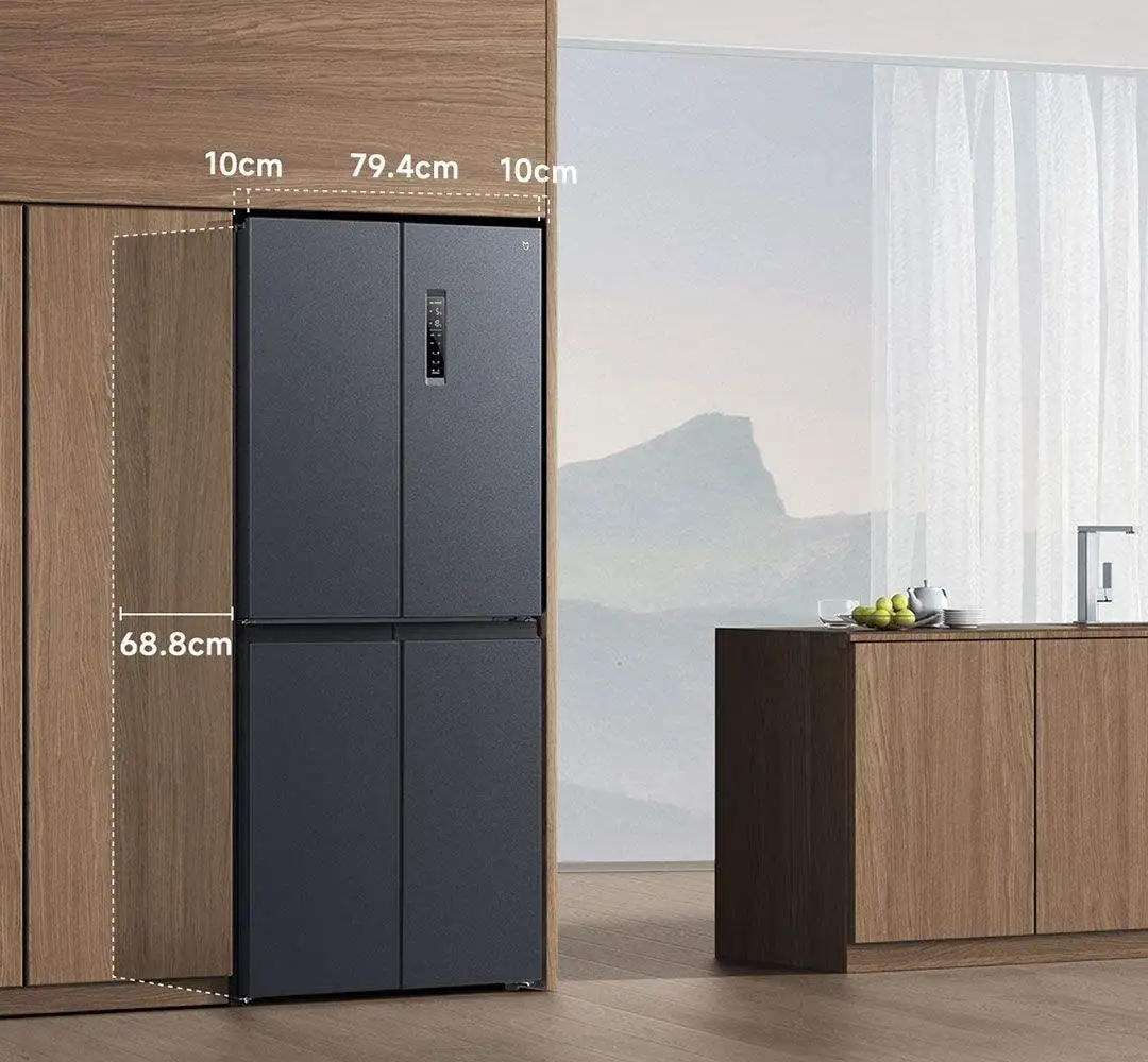 Xiaomi Mijia 430L Stainless Steel Bottom-Freezer Refrigerator