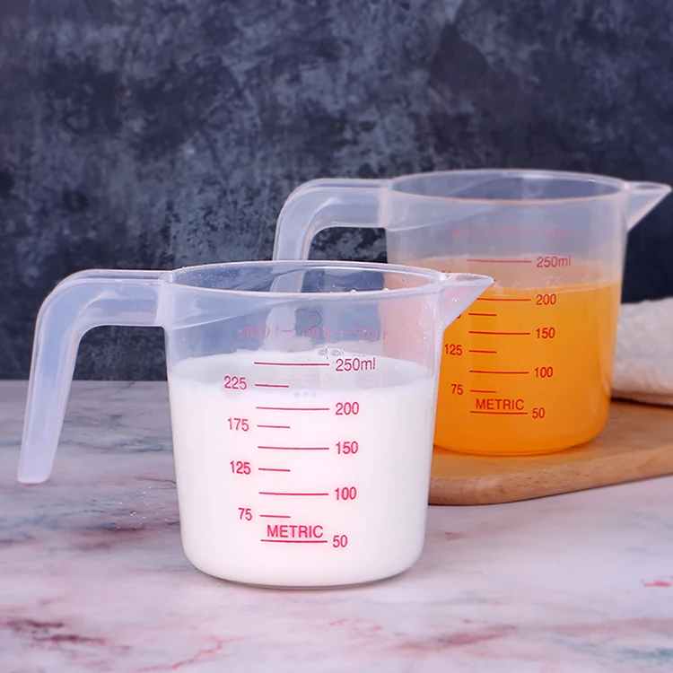 Chemical Measuring Cup 100ML And 500ML Set of Both Pesticide Measuring  Glassy Transparent Plastic Cup Kissan Ghar - Kissan Ghar