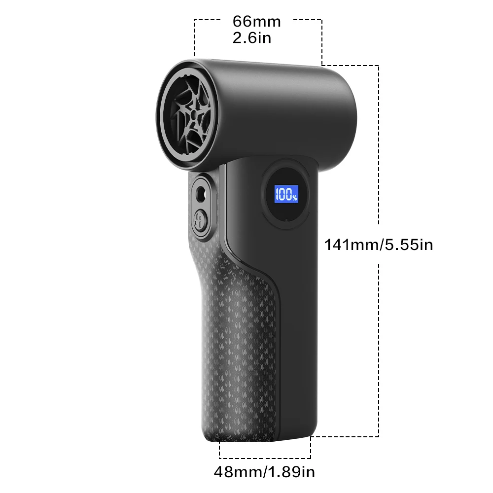 Industrial 110000RPM Brushless Motor 4-Speed Electric Air Blower Mini Jet Turbo Compressed Portable Air Duster 52m/s PC Camera - view 6